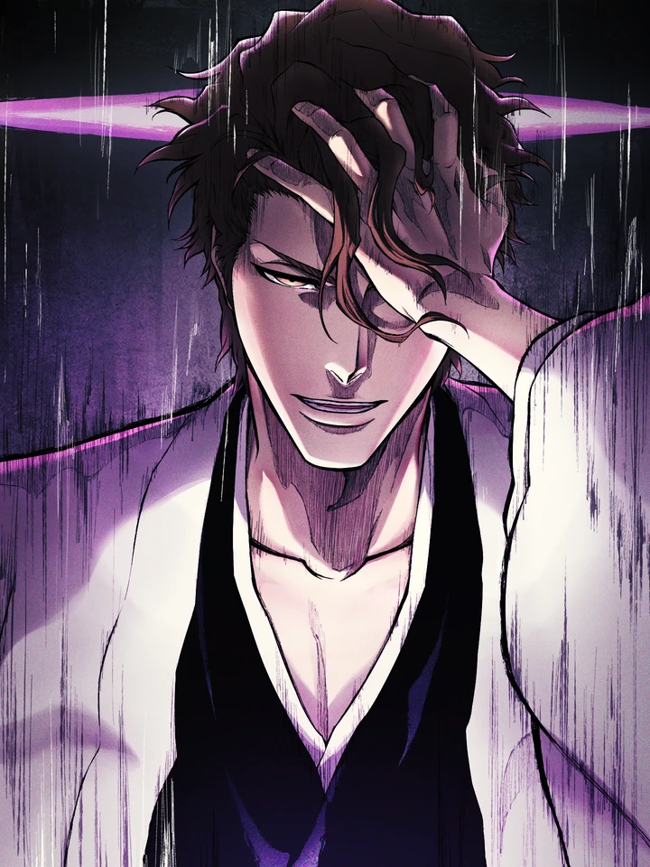 Sôsuke Aizen — illustration officielle après dépassement de limite
